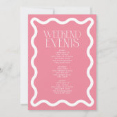 Echtgenote van de partij golvende lijn moderne bac kaart (Achterkant)