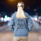 Echtgenote van de partij Las Vegas Bachelorette Pa Denim Jacket