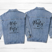 Echtgenote van de partij Las Vegas Bachelorette Pa Denim Jacket