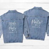 Echtgenote van de partij Nashville Bachelorette Pa Denim Jacket