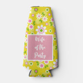 Echtgenote van de partijdepootbloemen flesjeskoeler (Voorkant)