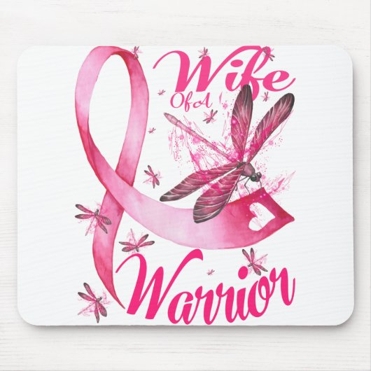 Echtgenote van een dragonfly-borstkanker bij de vr muismat (Voorkant)