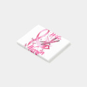 Echtgenote van een dragonfly-borstkanker bij de vr post-it® notes (Schuin)