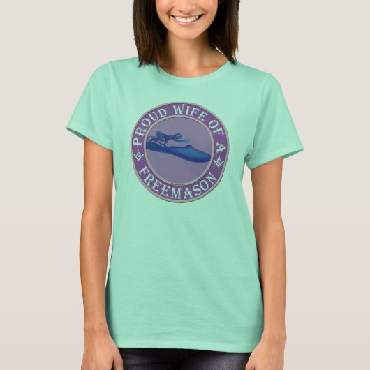 Echtgenote van een Freemason T-shirt (Voorkant)