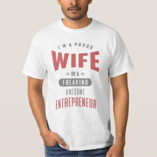 Echtgenote van een Geweldige ondernemer T-shirt