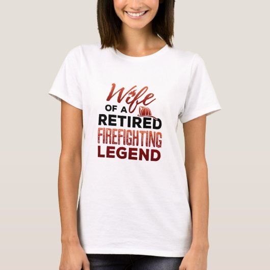 Echtgenote van een in ruste gevechtsende Legende T-shirt (Voorkant)