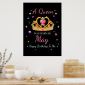 Echtgenote van een koningin in mei poster (Keuken)