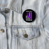 Echtgenote van een krijger alvleesklier kanker bew ronde button 5,7 cm (In situ)