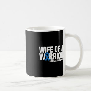 Echtgenote van een Warrior Blue Ribbon Alopecia Aw Koffiemok