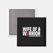 Echtgenote van een Warrior Brain Aneurysm Awarenes Magneet (Voorkant / Achterkant)