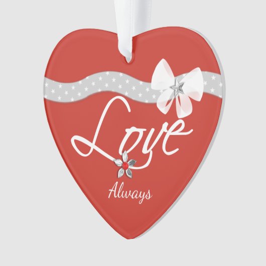 Echtgenote van eerste kerstliefde ornament (voorkant)