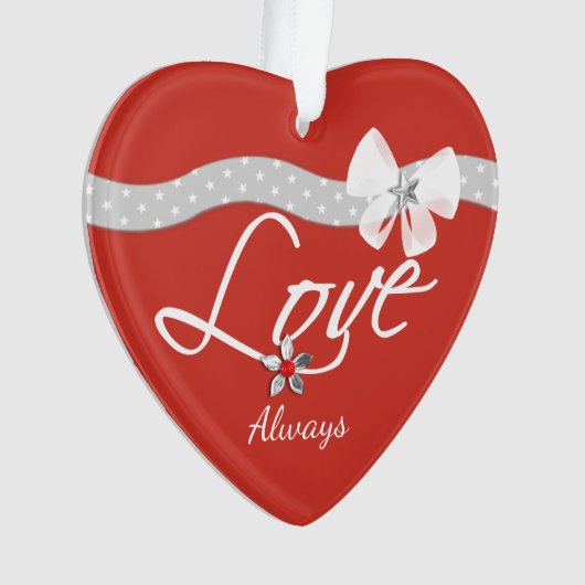 Echtgenote van eerste kerstliefde ornament (voorkant)