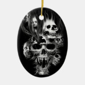Echtgenote van Halloween - Keramisch Ornament (Voorkant)
