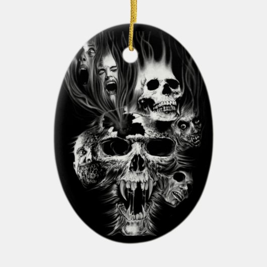 Echtgenote van Halloween - Keramisch Ornament (Voorkant)