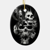 Echtgenote van Halloween - Keramisch Ornament (Achterkant)