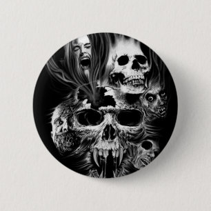 Echtgenote van Halloween - Ronde Button 5,7 Cm