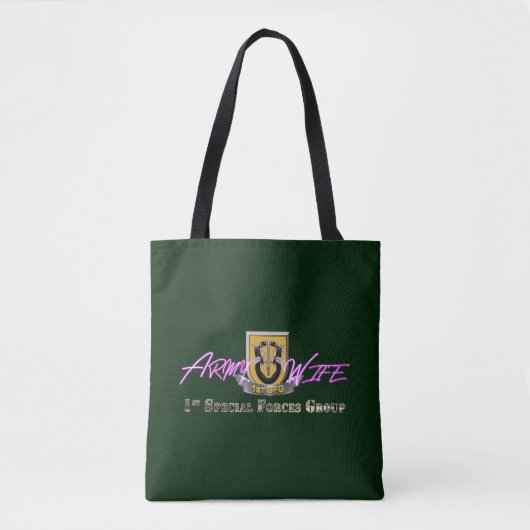 Echtgenote van het leger van de speciale strijdkra tote bag (Voorkant)