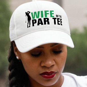 Echtgenote van het Par T-shirt Green & White Bride Trucker Pet