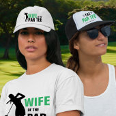 Echtgenote van het Par T-shirt Green & White Bride Trucker Pet