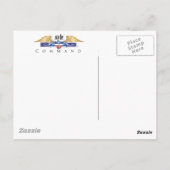 Echtgenote van het roze leger briefkaart (Achterkant)
