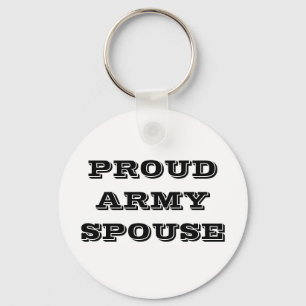 Echtgenote van het Sleutelhanger Proud Army