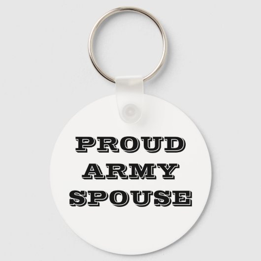Echtgenote van het Sleutelhanger Proud Army (Voorkant)