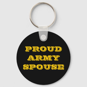 Echtgenote van het Sleutelhanger Proud Army