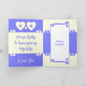 Echtgenote van je diamant 60ste verjaardag paars kaart (Binnen)