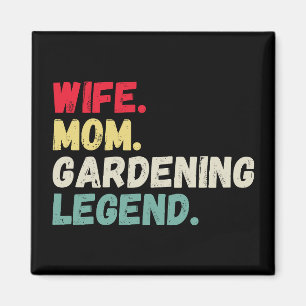 Echtgenote van mam-tuinleggende retro grappige pla magneet