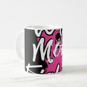 Echtgenote van mam Vogelvechter Borstkanker roze w Koffiemok (Voorkant links)