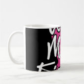 Echtgenote van mam Vogelvechter Borstkanker roze w Koffiemok (Links)