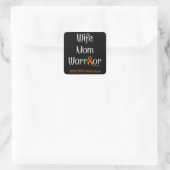 Echtgenote van mama...RSD/CRPS Vierkante Sticker (Tas)