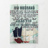 Echtgenote van mijn echtgenoot Gift | Op de brief  Drieluik Aankondiging (Cover)