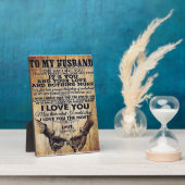 Echtgenote van mijn man | Husband Lovely Gift Fotoplaat (Zijkant)