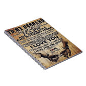 Echtgenote van mijn man | Husband Lovely Gift Notitieboek (Rechterzijde)