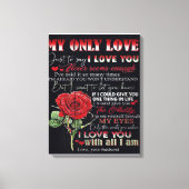 Echtgenote van mijn man | Offertes voor liefdesaan Canvas Afdruk (Voorkant)