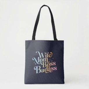 Echtgenote van moeder Boss Badass Funny Sarcastic  Tote Bag