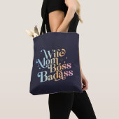 Echtgenote van moeder Boss Badass Funny Sarcastic  Tote Bag (Dichtbij)