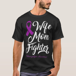 Echtgenote van moeder Fibromyalgia Awareness Survi T-shirt