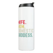 Echtgenote van moeder: grappige, accurate retro thermosbeker (Gedraaid links)