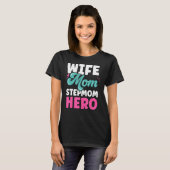 Echtgenote van moeder Stepmama Hero Boy Stepmoeder T-shirt (Voorkant volledig)