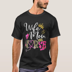 Echtgenote van moeder verpleegkundige Womens rn lp T-shirt