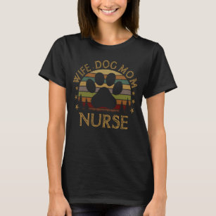 Echtgenote van moeder verpleegster Funny Dog Lover T-shirt