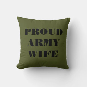Echtgenote van pillow Proud Army Kussen