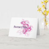 Echtgenote van predikant Roze Kaart (Gele Bloem)