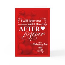 Echtgenote van Romantic Red Hearts Valentijnsdag