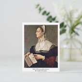 Echtgenote van Sculptor Bartolomeo door Angelo Bro Briefkaart (Staand voorkant)