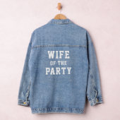 Echtgenote van The Party Bride Denim Jacket (Hangar)