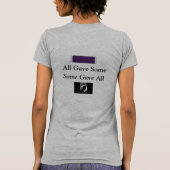 Echtgenote van Viëtnam Veteraan 1 T-shirt (Achterkant)