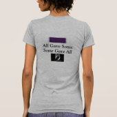 Echtgenote van Viëtnam Veteraan 2 T-shirt (Achterkant)